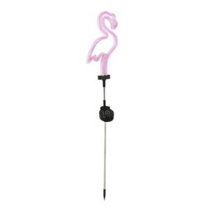 Pink Flamingo Bird Stake Light
